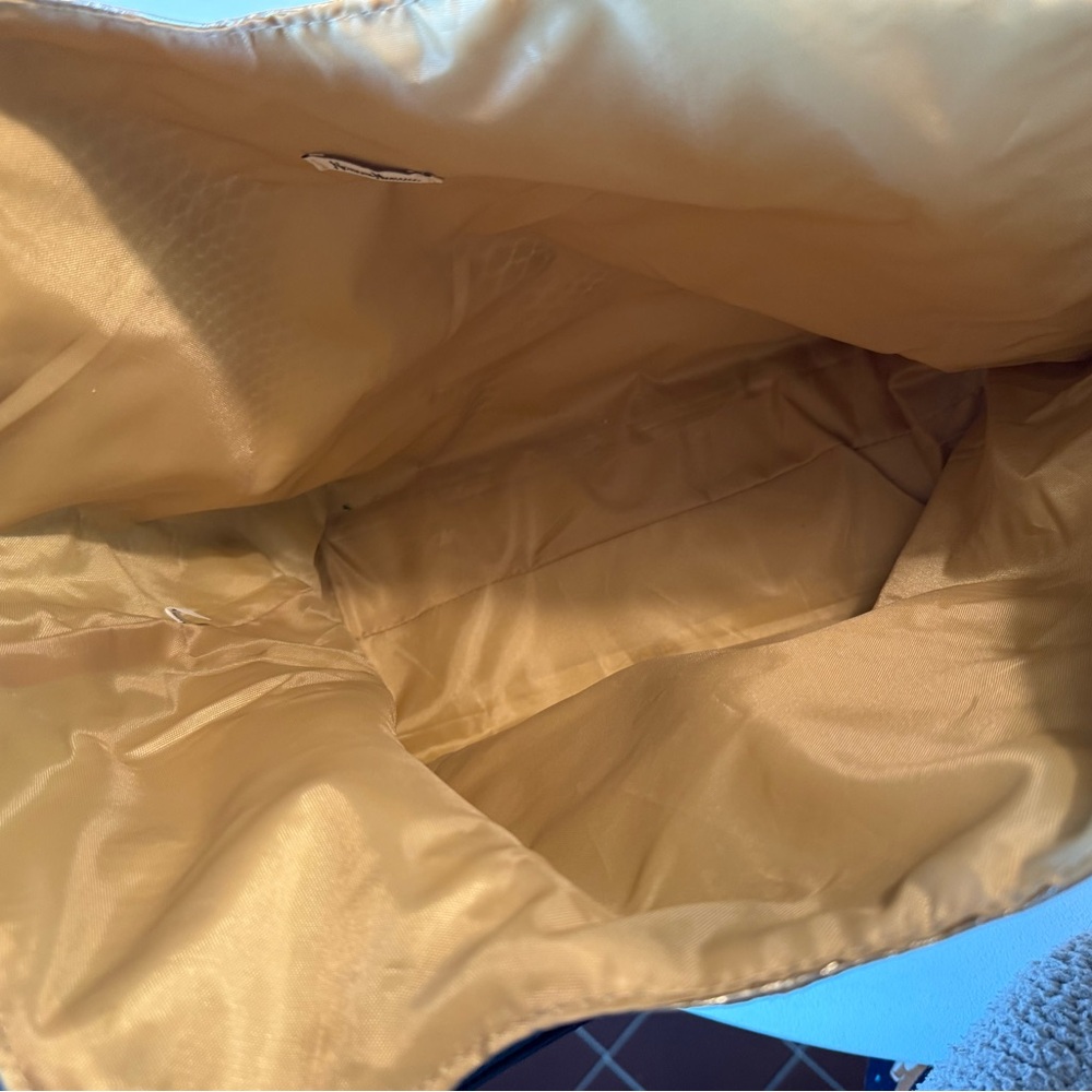 Gold Neiman Marcus Python Tote - image 6